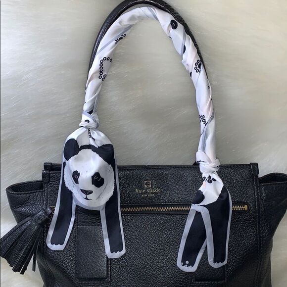 Accessories - Panda 🐼 Twilly Bandeau Hair Neck Bag Tie 